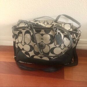 Coach Signature Multifunction Diaper Travel bag